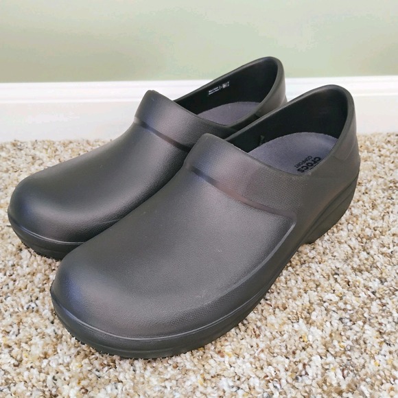 Crocs Dual Comfort Neria Pro II Work Clogs Sz 10 Professional Medical Shoes EUC - Picture 1 of 8